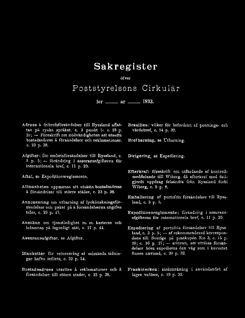 Sakregister P Oststy Relsen S C Irkular Tor A R Ofver Pdf Gratis Nedladdning