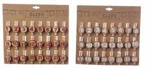Art.nr: 3564-710 Adventskalender Julstrumpor