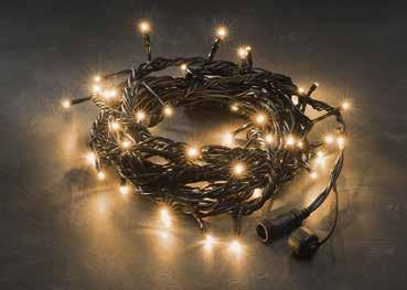 nr: 4800-007 1b Ljusslinga varmvit 50 varmvita LED. 5 m svart kabel. Påbyggnad på 31V-SYSTEM LED. Finns i fler färger i butiken. Art.