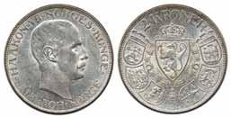 01 500:- 319 NM 6 Haakon VII 2 kroner 1908.