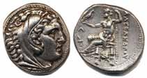 Amphipolis mint. Head of Herakles right, wearing lionskin headdress / Zeus seated left. Ex. B.