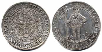 422 422 Welter 1057A Brunswick-Wolfenbüttel Friedrich Ulrich (1613 1634) 1 taler 1616.