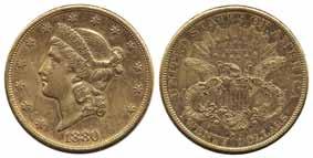 3 20 dollar 1880 S. VF 6.
