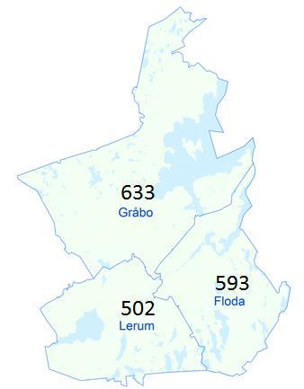 Geografi Upplevelsen av trygghet skiljer sig mest åt mellan kommunens centralort (67 index) och annan tätort (60 index). 5.