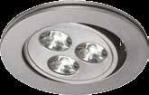 TAK Komet fast 350mA Komet IP44 350mA 40 45 Ø 70 Ø 73 Utrustad med kontaktdon. ramspänningsfall max 3 x 3,8V. Rek. säkerhetsbox se sid 116. LED-konverter se sid 109.