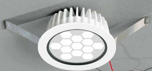 6 Ø 130 350mA 11W LED 2694 Vit 3000K 74 718 14 119mm 25 62 62 900Cd Lima Ø 116 Rek. säkerhetsbox se sid 116. 50 Beställningsvara.
