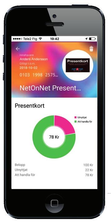 Eftersom varje kort i mobilen blir kommuniktionskanal så når du din kund