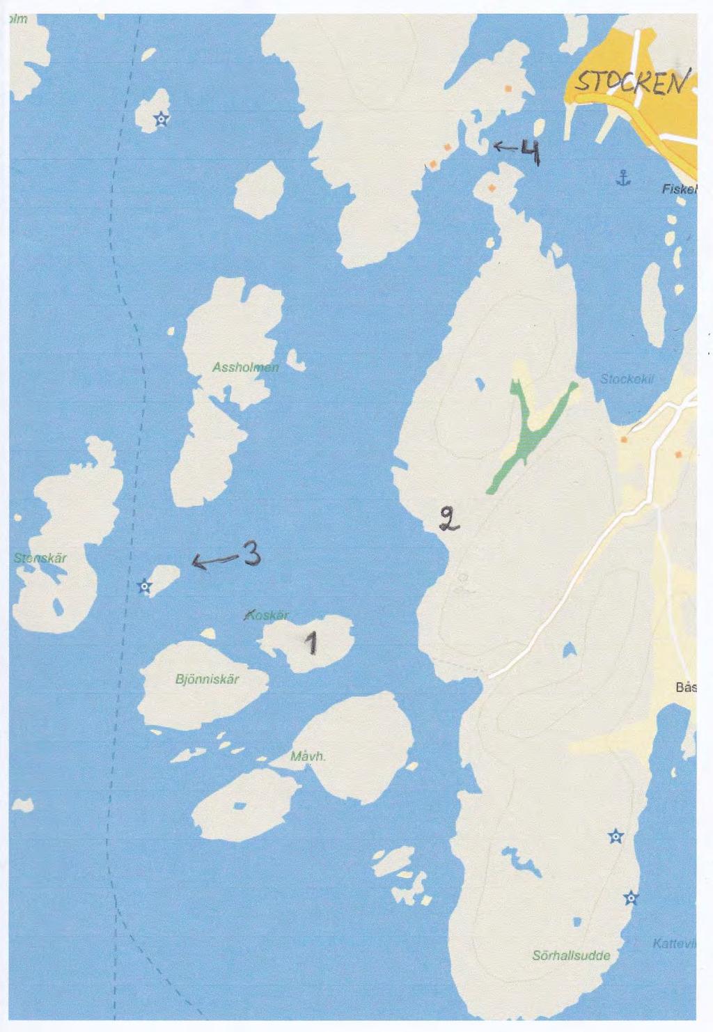 Fyra tänkbara platser för