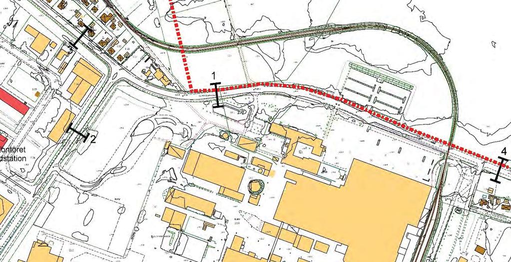GRANSKNINGSHANDLING Befintlig trafik Trafikmätningar har gjorts på fyra punkter i närheten av planområdet under september och oktober 2015. Mätpunkternas placering i förhållande till planområdet.