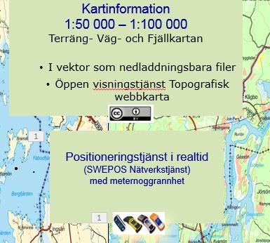 Utveckling av api:er Utan ny finansiering släpptes 2015: Översiktskartan och Höjddata 50 m GRID 2016: Övriga småskaliga geografiska data +