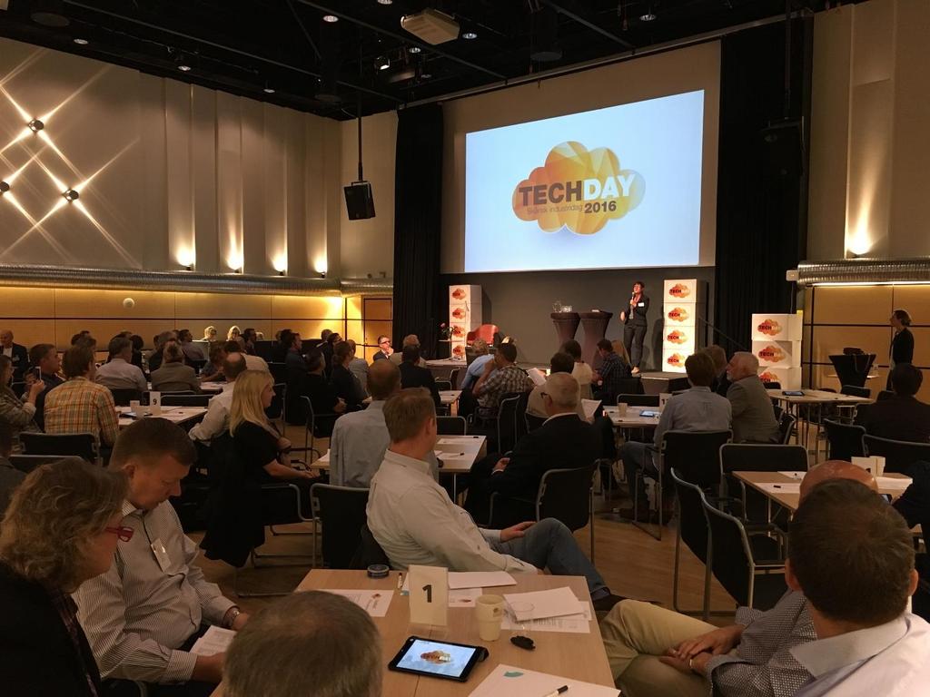 Techday i Malmö, 21 september 2016 Tema för Techday 2016, vår årliga träffpunkt för industrioch teknikföretag, var