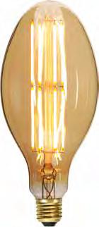 INDUSTRIAL VINTAGE AMBER GLASS REGULAR E27 Ø165 MM