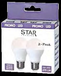 7391482358042 E-NR 8381369 L 10/100 M 56mm N 102mm 3000K 80Ra 810lm 130º 9W ( 60W) E27 220-240VAC EC A+ 358-08 EAN 7391482014535 E-NR 8291366 L 2x5/50 M 56mm N 102mm 3000K 80Ra 810lm 130º 9W ( 60W)