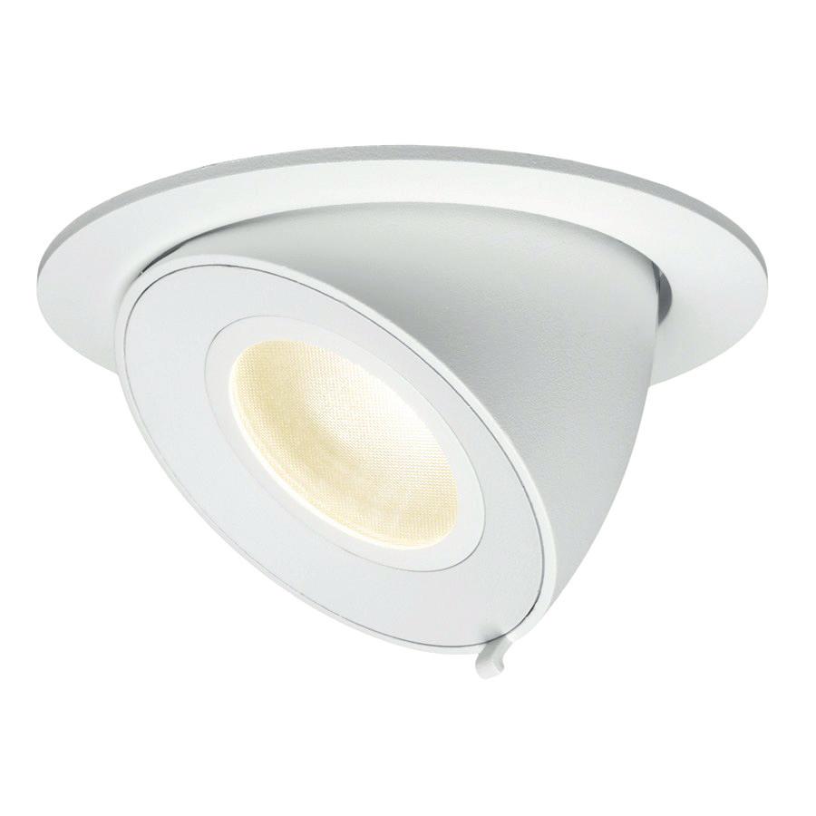 Typhoon LED-spotlight med en vinklad armaturkropp, exklusive driver.