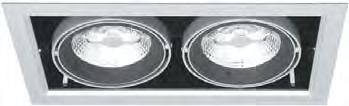 LED B/WxH: 355x190 mm. 2x10W.