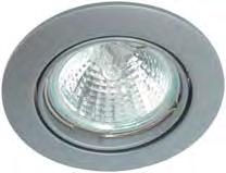 74 301 05 Satin silver/sølv MD-42, IP21 25º. Ø 83 mm. GU5,3 12V MR16. 35W.