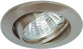 HALOGEN DOWNLIGHTS, 230V MD-62, IP21 25º. Ø 93 mm.