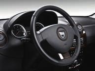 Valfrihet och komfort Insidan av Dacia Duster är rymlig och bekväm.