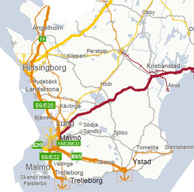 Skåne Sverigeförhandlingen Helsingborg, kollektivtrafik Helsingborg, cykelobjekt Spårväg Lund C ESS Lund, cykelobjekt