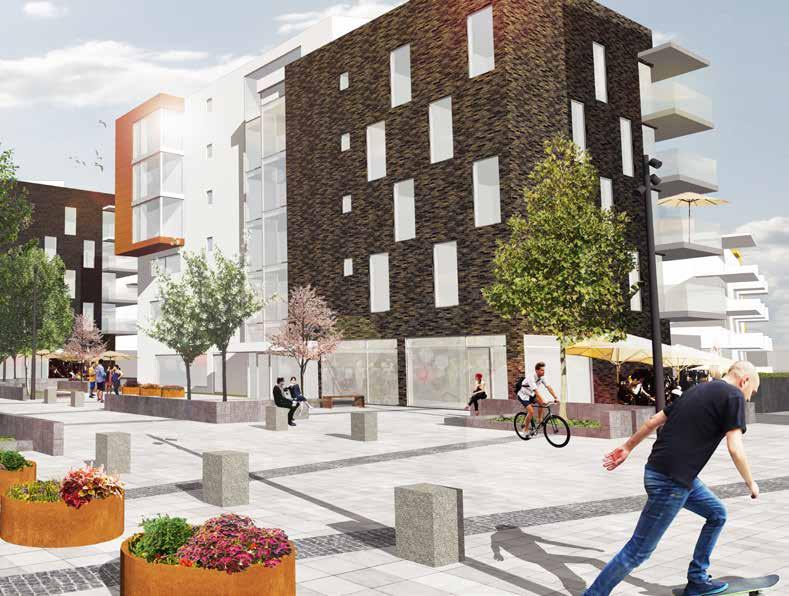 Kvarteret Ugglan 140 nya lägenheter mitt i Arlöv I början av februari röstade Burlövs kommunfullmäktige igenom en ny detaljplan för bland annat kvarteret Ugglan, mellan Dalbyvägen och Elisetorpsvägen.
