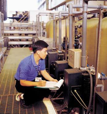 Vägen mot ISO 14001 På Guli Security Products i Kina återvinns 95 procent av vattnet som används i ytbehandlingsprocessen inom anläggningen.
