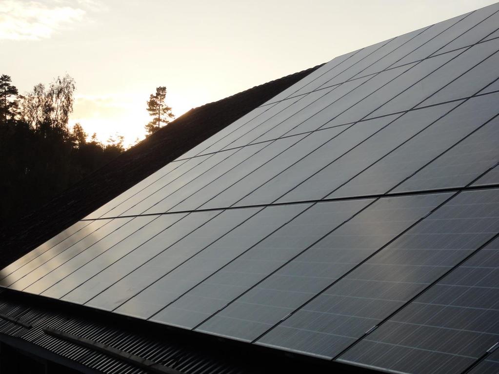 Förstudie om solkraft och energi lager för En förstudie