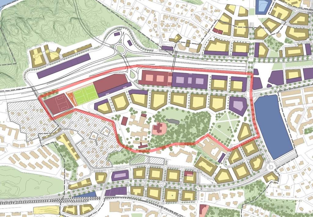 3 (13) Trafikplats Kvarnholmen Birkaområdet Stadshuset Järlastation