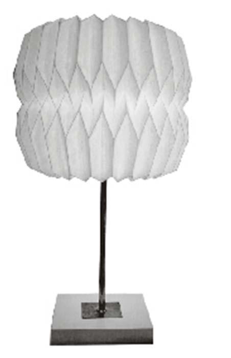 BORDSLAMPA LIZA VIT 35887