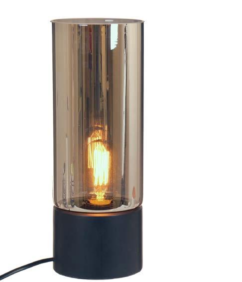 Silver Vit Svart LAMPA LEO METALL E27 25W