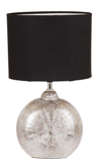 LAMPA THEA 56012 Grå H 33 cm fp 12 99,00/stk BORDSLAMPA