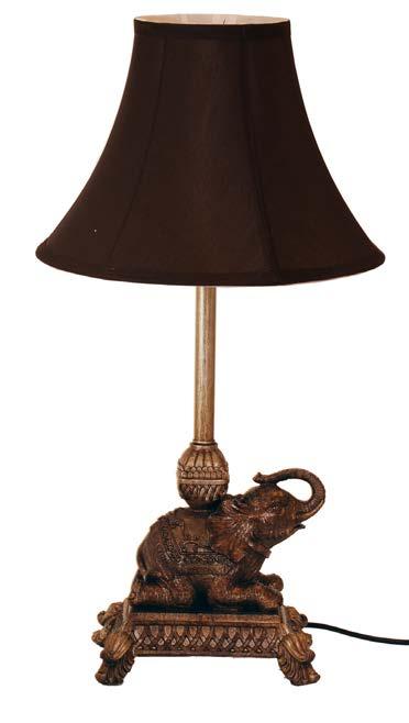 LAMPA ELEFANT 38961 Svart 20x15 H59 fp 6 399,00/stk