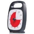 14 Modell: Time Timer Klocka med både visuella och auditiva funktioner. Ett rött fält visar hur mycket tid som är kvar, max 60 min.
