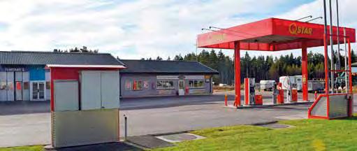 se SERVICEBUTIK Fast food Fikahörna Filmuthyrning Biltillbehör