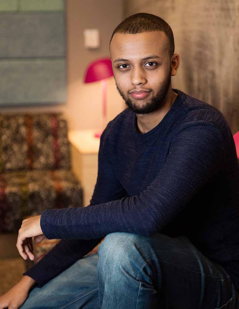 På universitetet Abdilmajid Ahmed Student på Biomedicinska analytikerprogrammet, inriktning klinisk fysiologi När jag valde utbildning kändes det viktigt för mig att studera till ett yrke inom vården.