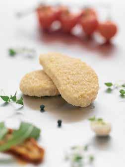 och solrosolja, majsmjöl, salt, potatisstärkelse, durumvetemjöl, vetegluten, druvsocker, vetestärkelse, modifierad vetestärkelse, bakpulver (E450, E500), peppar.