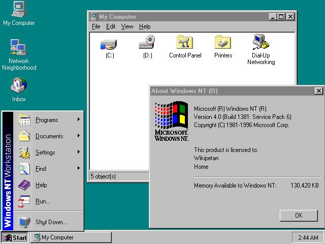 Windows NT 4.
