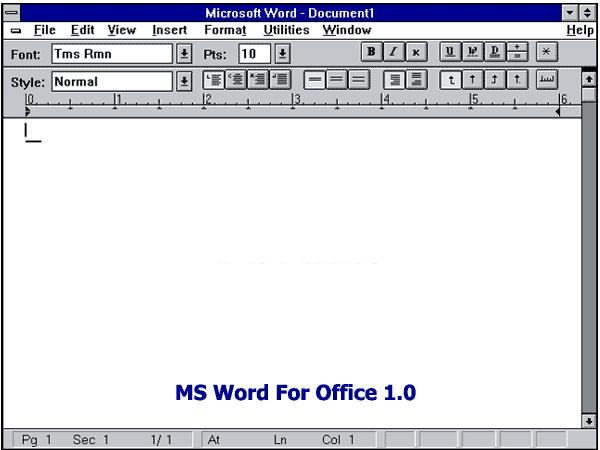 Wordperfect MacOS (1988) Microsoft