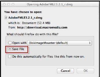 Mac OSX Steg 3 Klicka på nedladdningsikonen och klicka på "Visa