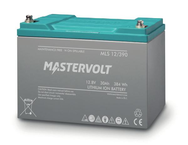 Motsvara bly ca 38Ah Vikt 3,1kg Artnr: 65010020 Rek ca pris: 5600 kr LI-ION BATTERIER MLS 12390 Li-ion batteri 30Ah (384Wh) Motsvara bly ca 55Ah