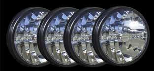 Lucidity LED 230mm (vit) chrome ring fjärrljus med