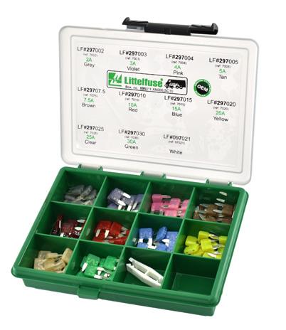 Innehåller: 25 st MAXI Plug-in säkringar mellan 20 och 80 amp. och 1 st säkringsverktyg.