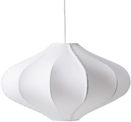 Krinklat siden/polyester Vit Ellipse 65 H27 Ø65 Boll 40 Oval H30 Ø44 Boll 65 Oval H41 Ø60 T106501 T401/11/01 T601/11/01 Ceiling cable