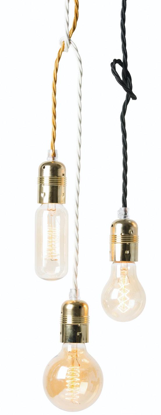 tubular guld Twisted cable vit/porslin LB standard guld LB drop guld LB