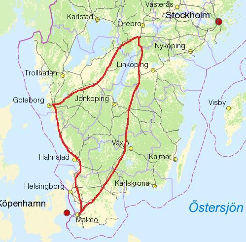 LTS; Hallsberg-Malmö/Göteborg, åtgärder för långa godståg, JTR183 Infoga diagram, figur eller bild här 1.