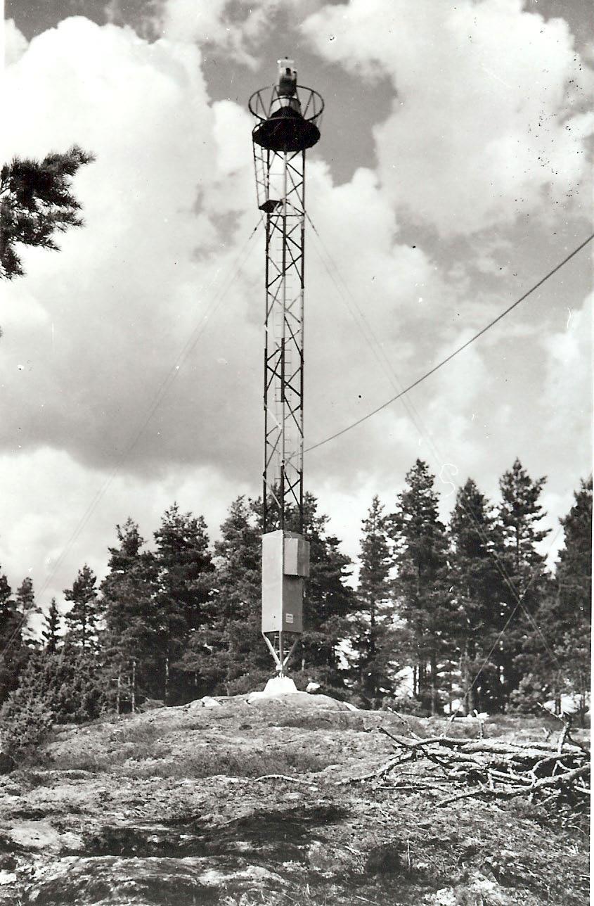 Fyr 103 i Lid, Sörmland - Vanligast var fyr med järnmast.