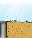 3. VATTEN TRÄNGER IN GENOM GRUNDMUREN ELLER KÄLLARGOLVETT Källaröversvämning kan också orsakas av vatten som tränger in via grundmuren