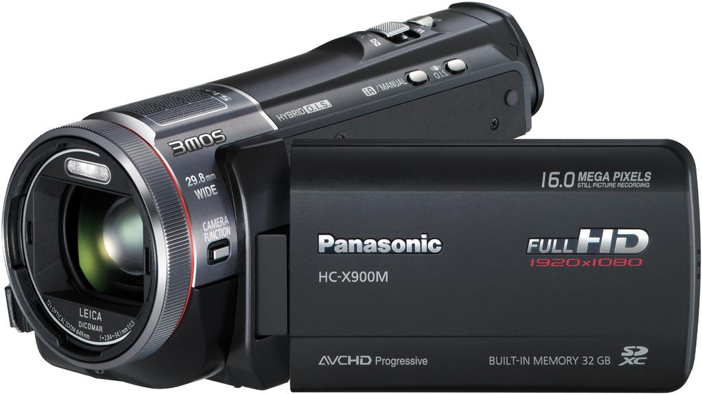 zoom Avancerad 3MOS-sensor 8,8 cm Wide 3D