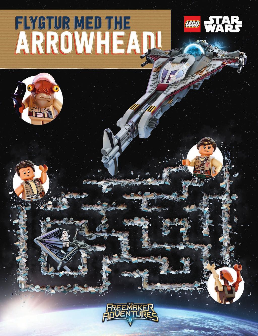 Hitta en väg genom vrakdelarna! FREEMAKERS HAR BYGGT DET ULTIMATA RYMDSKEPPET FÖR ATT HJÄLPA REBELLALLIANSEN THE ARROWHEAD!