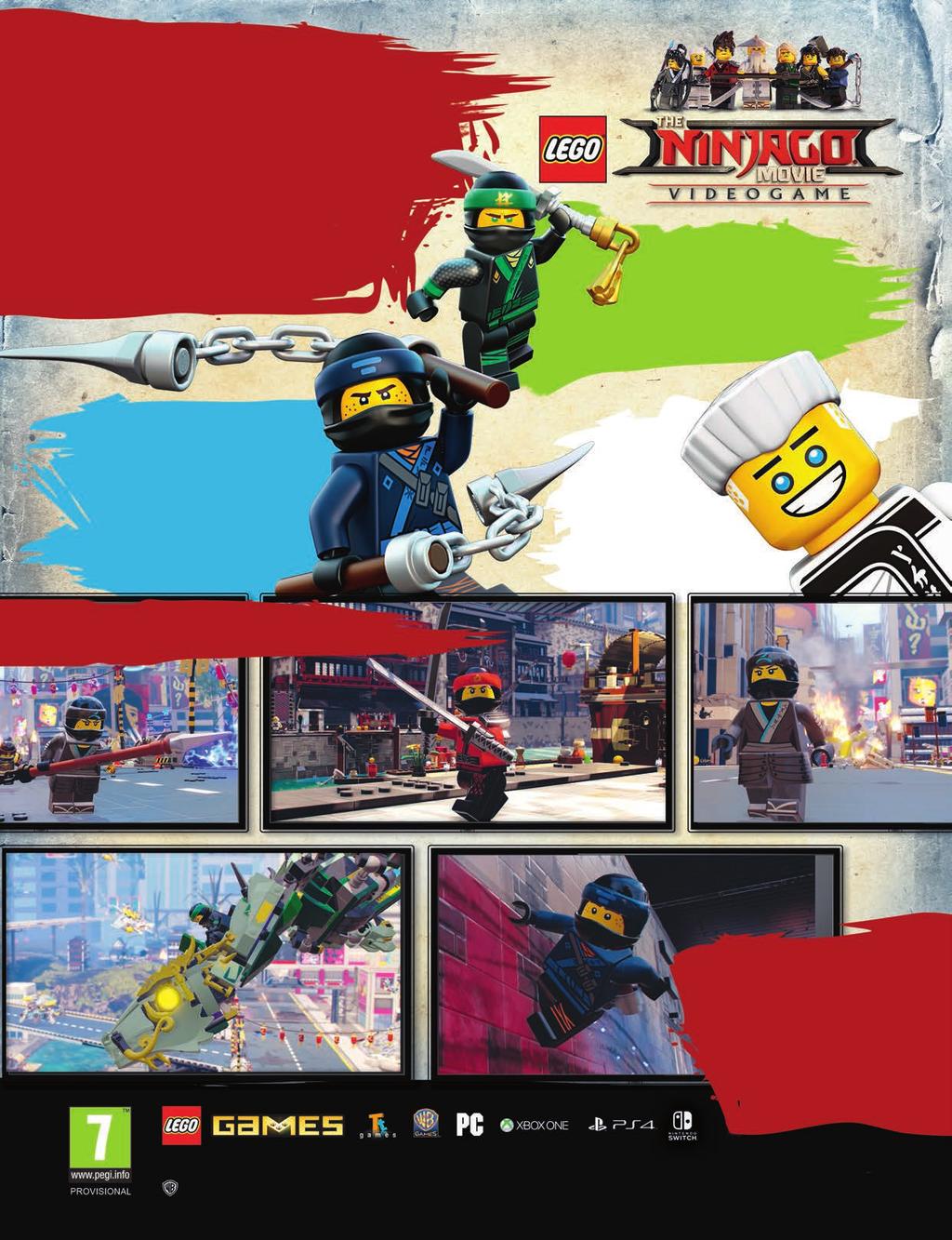 BEMÄSTRA DIN NINJA- KUNSKAP! Gör testet och bli redo för det actionspäckade spelet! Testa dina kunskaper och se om du är redo för de åtta ställena med ninjaaction.
