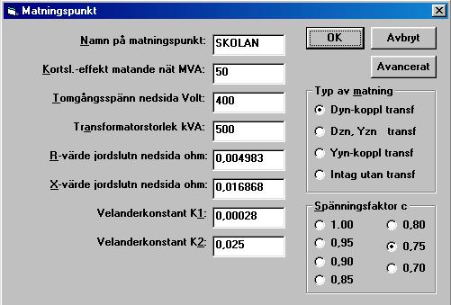 13 transformatorn vid den aktuella belastningen och anger spänningen på nedsidans uttag.